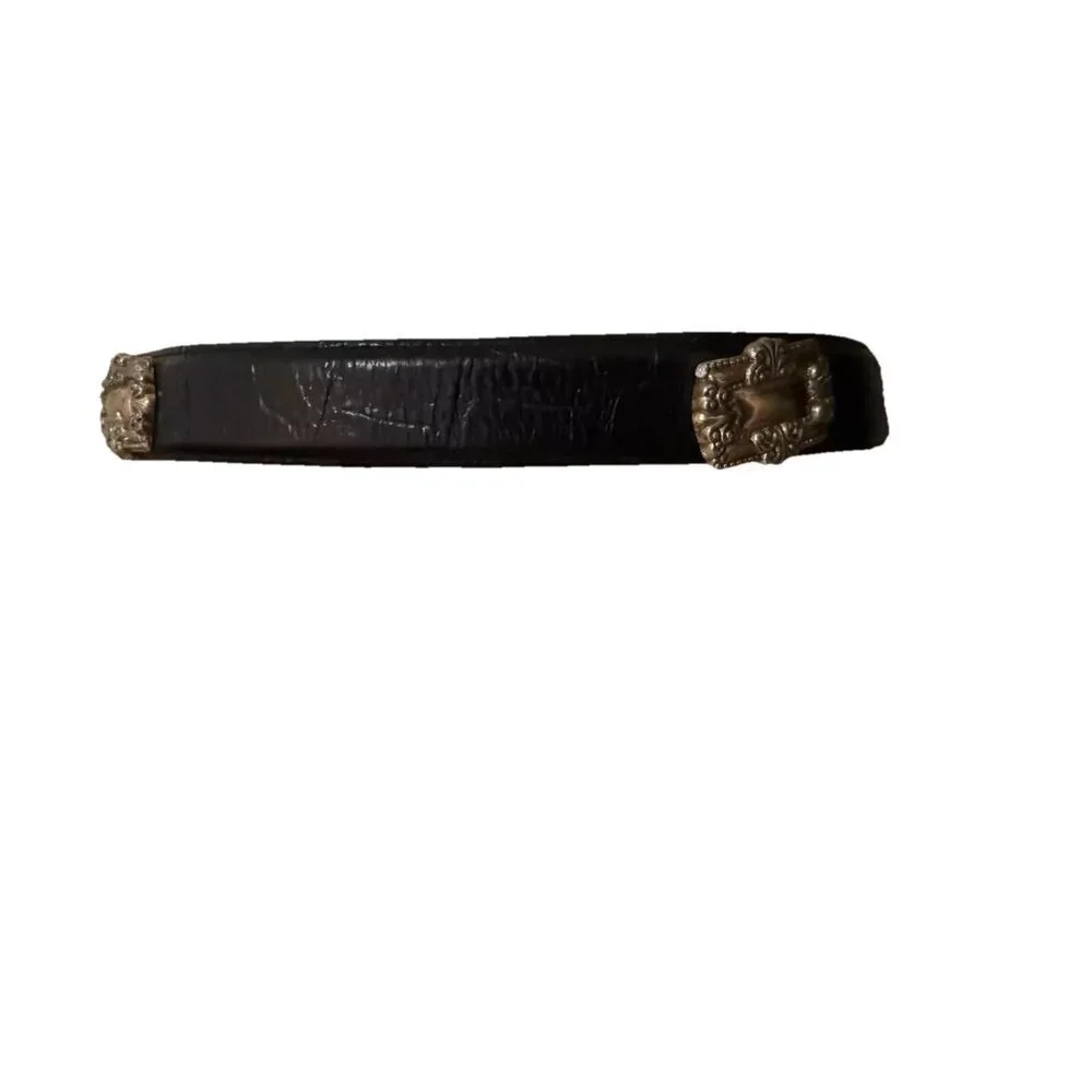 Enmon Leather Western Vintage Belt Made‎ In USA Italian Calfskin Size Large 3166
